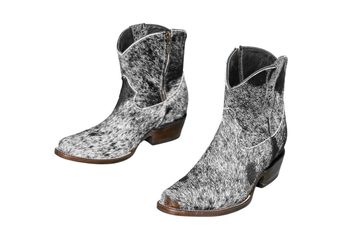 The Loretta Cowhide Boots - Size 7.5 Us by Stiefeld Boots – Don't Panic Shoes
