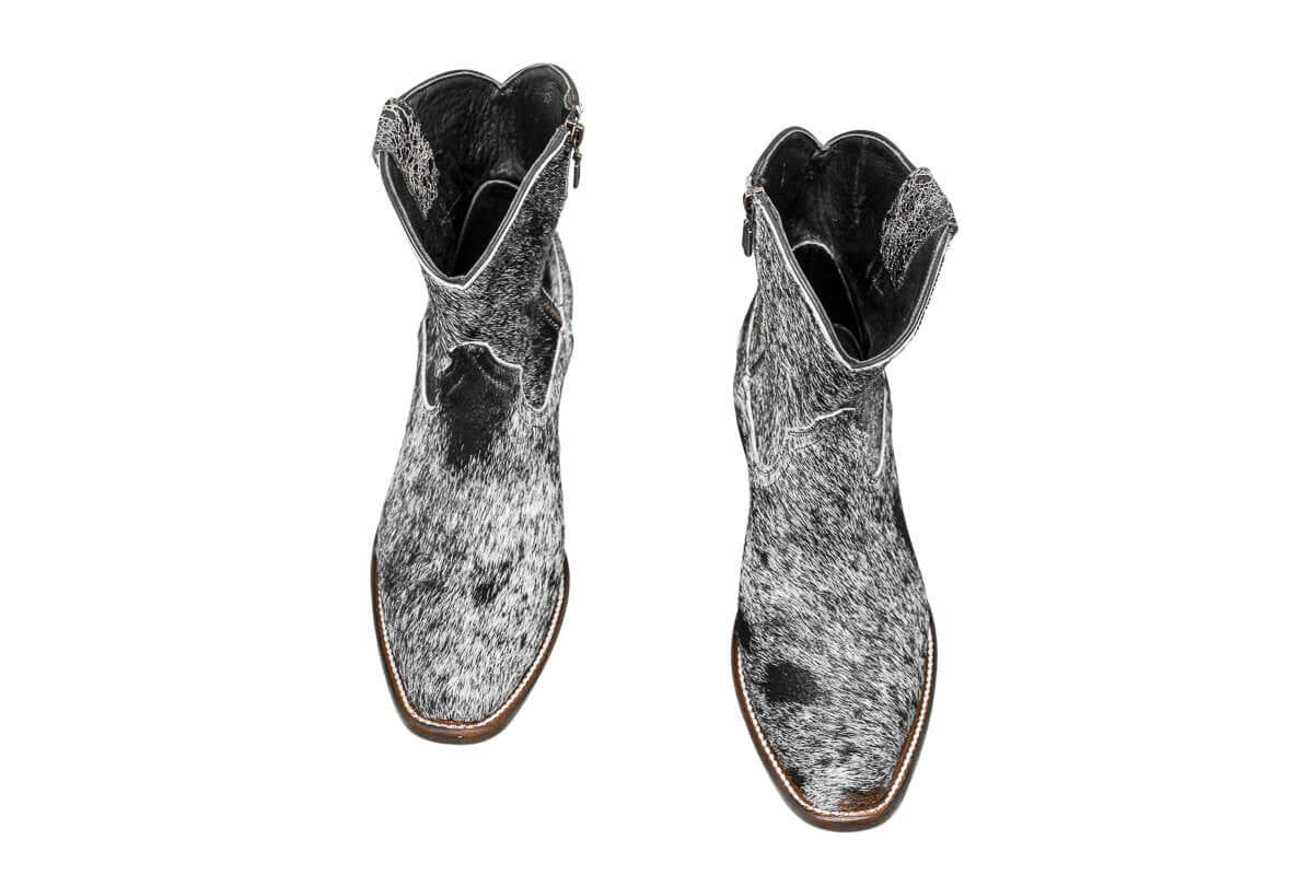 The Loretta Cowhide Boots - Size 7.5 Us by Stiefeld Boots – Don't Panic Shoes