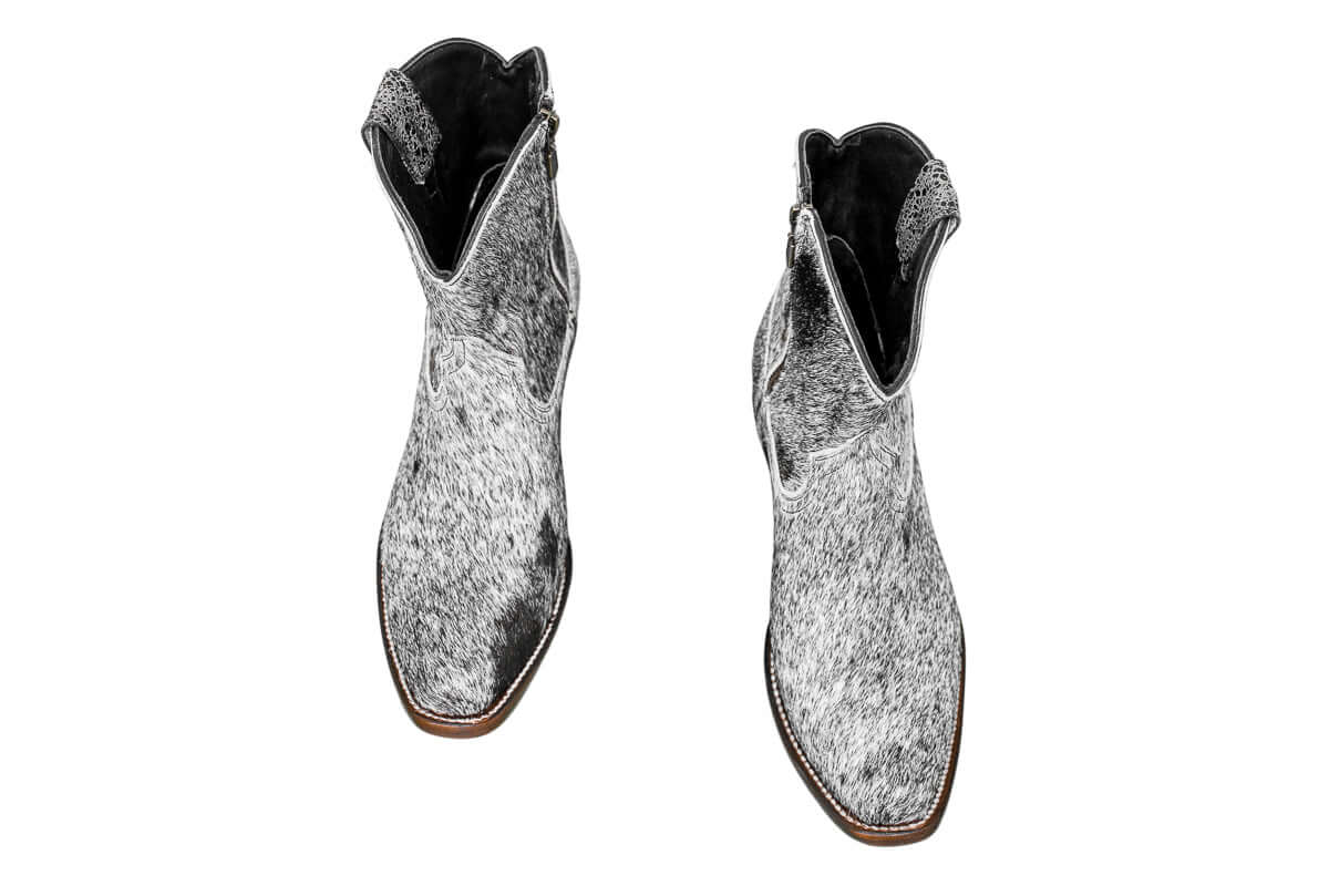 The Loretta Cowhide Boots - Size 8 Us by Stiefeld Boots – Don't Panic Shoes