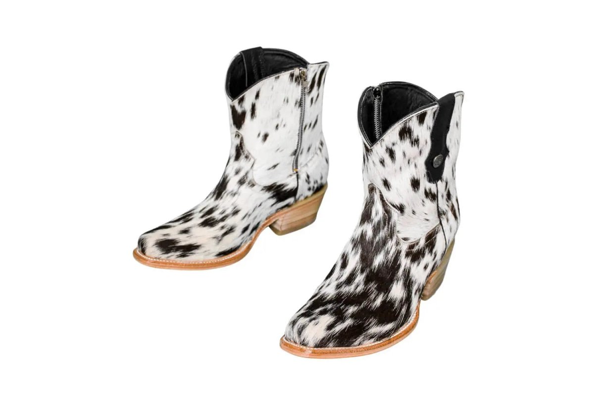 The Loretta Cowhide Boots - Size 8 Us by Stiefeld Boots – Don't Panic Shoes