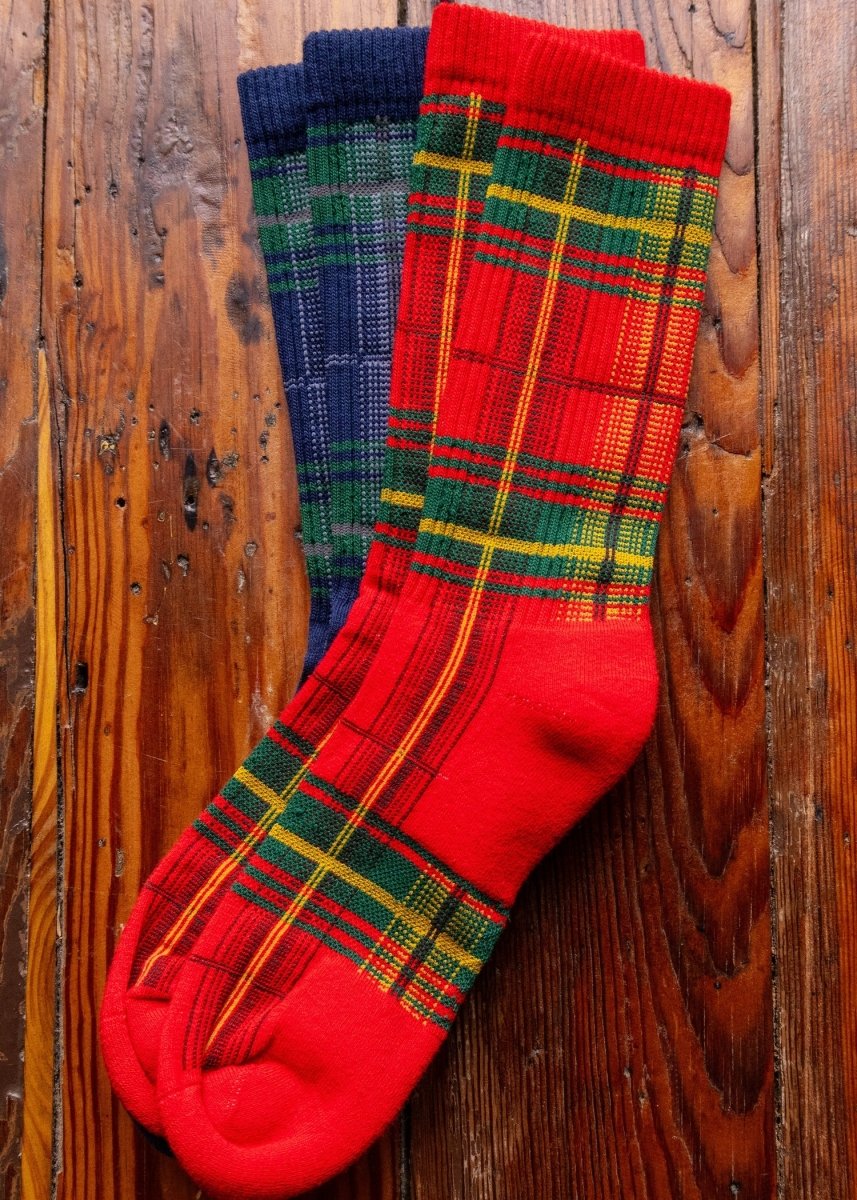 The Mccallister Plaid Sock Socks by American Trench – Don't Panic Shoes