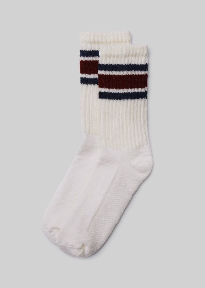 The Merino Retro Stripe Socks by American Trench – Don't Panic Shoes
