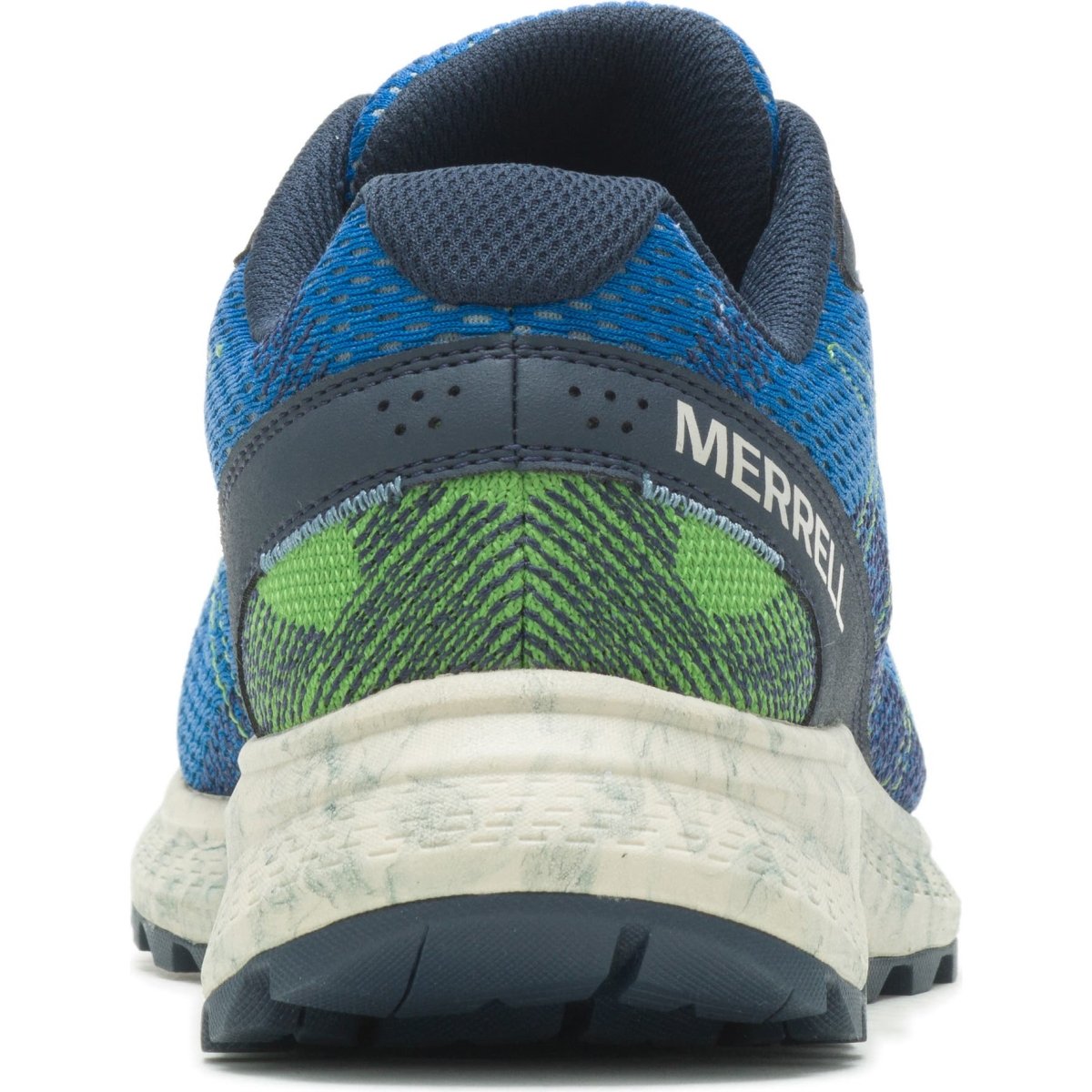 The Merrell Fly Strike Is A Men's Blue Outdoor Shoe With Model Number J066987 Designed For Durability Footwear by Merrell – Don't Panic Shoes