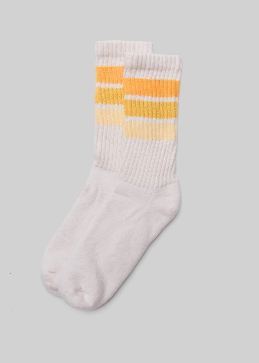 The Retro Birthday Stripe Socks by American Trench – Don't Panic Shoes