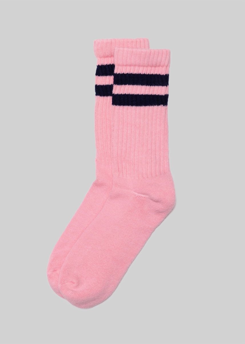 The Retro Double Stripe Socks by American Trench – Don't Panic Shoes