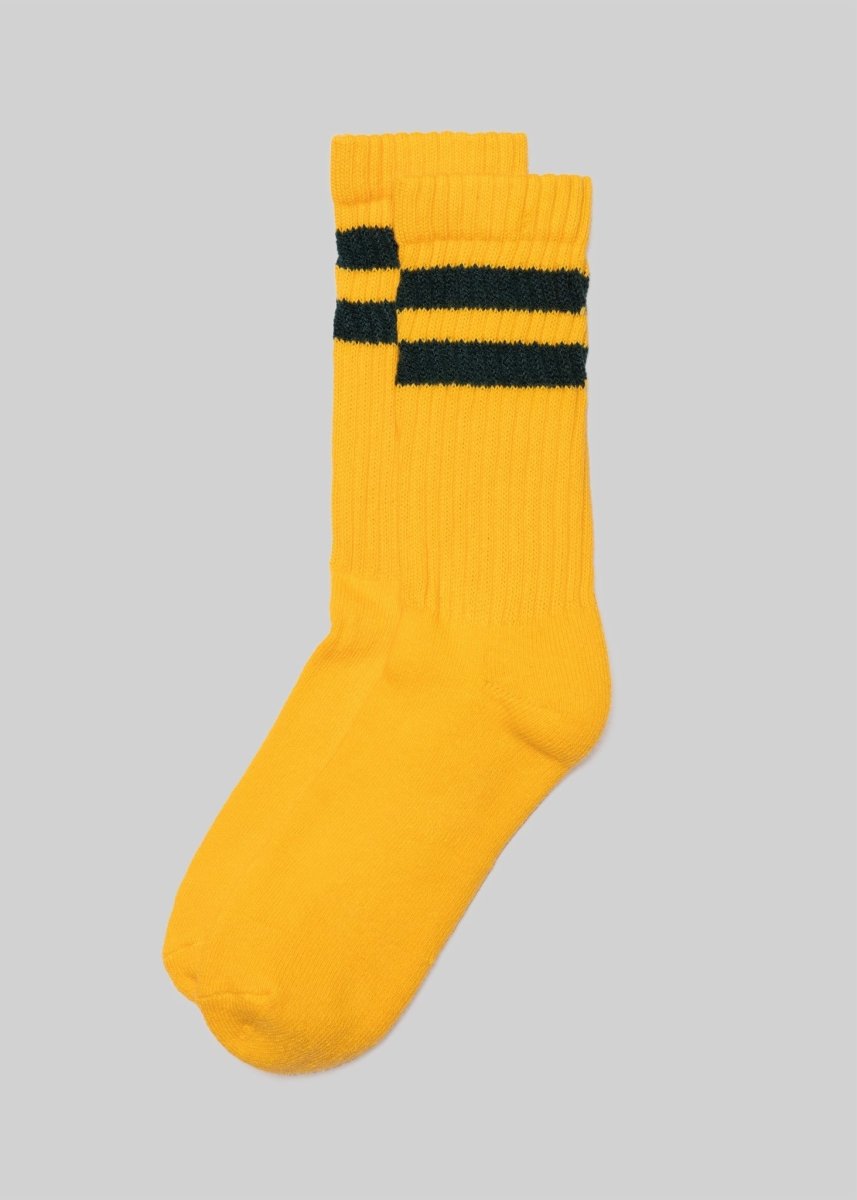 The Retro Double Stripe Socks by American Trench – Don't Panic Shoes