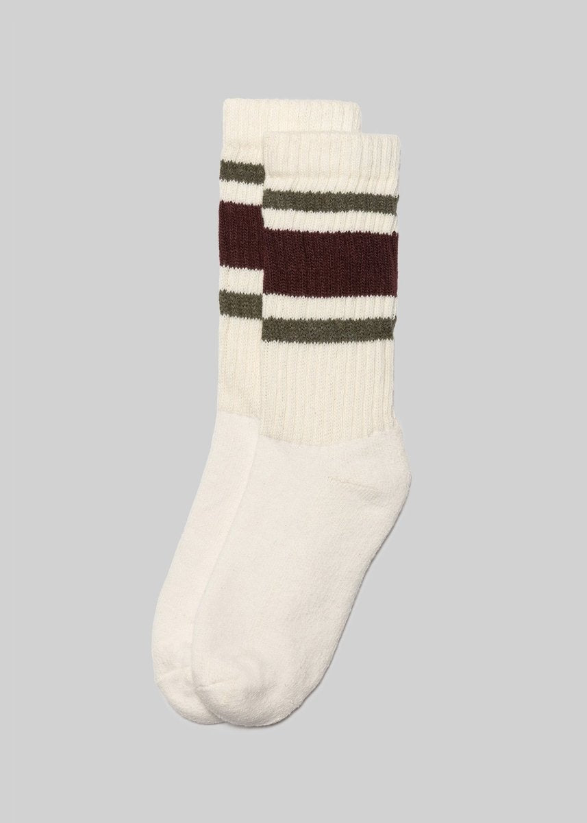 The Retro Stripe Socks by American Trench – Don't Panic Shoes