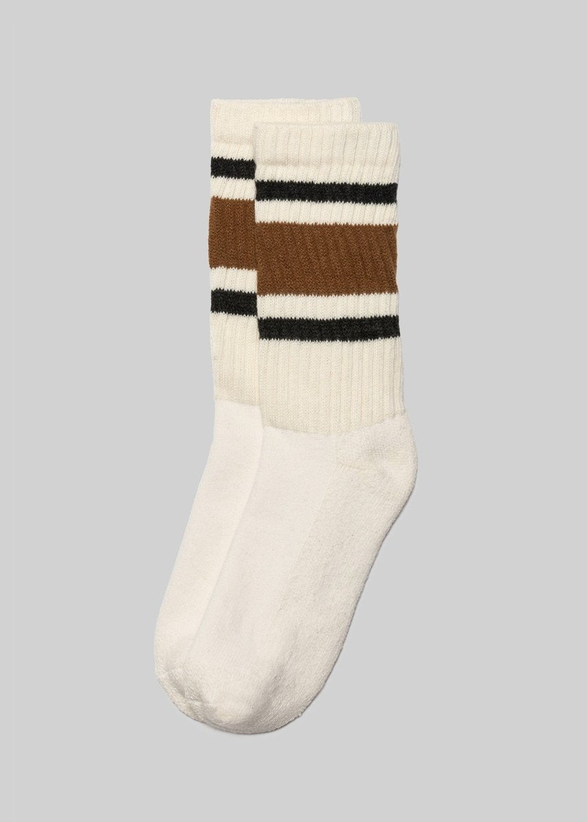 The Retro Stripe Socks by American Trench – Don't Panic Shoes