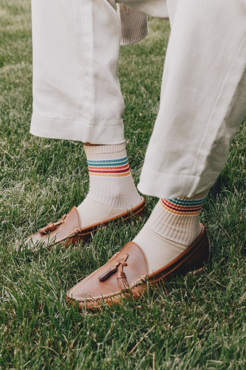 The Sam Crew Socks by American Trench – Don't Panic Shoes