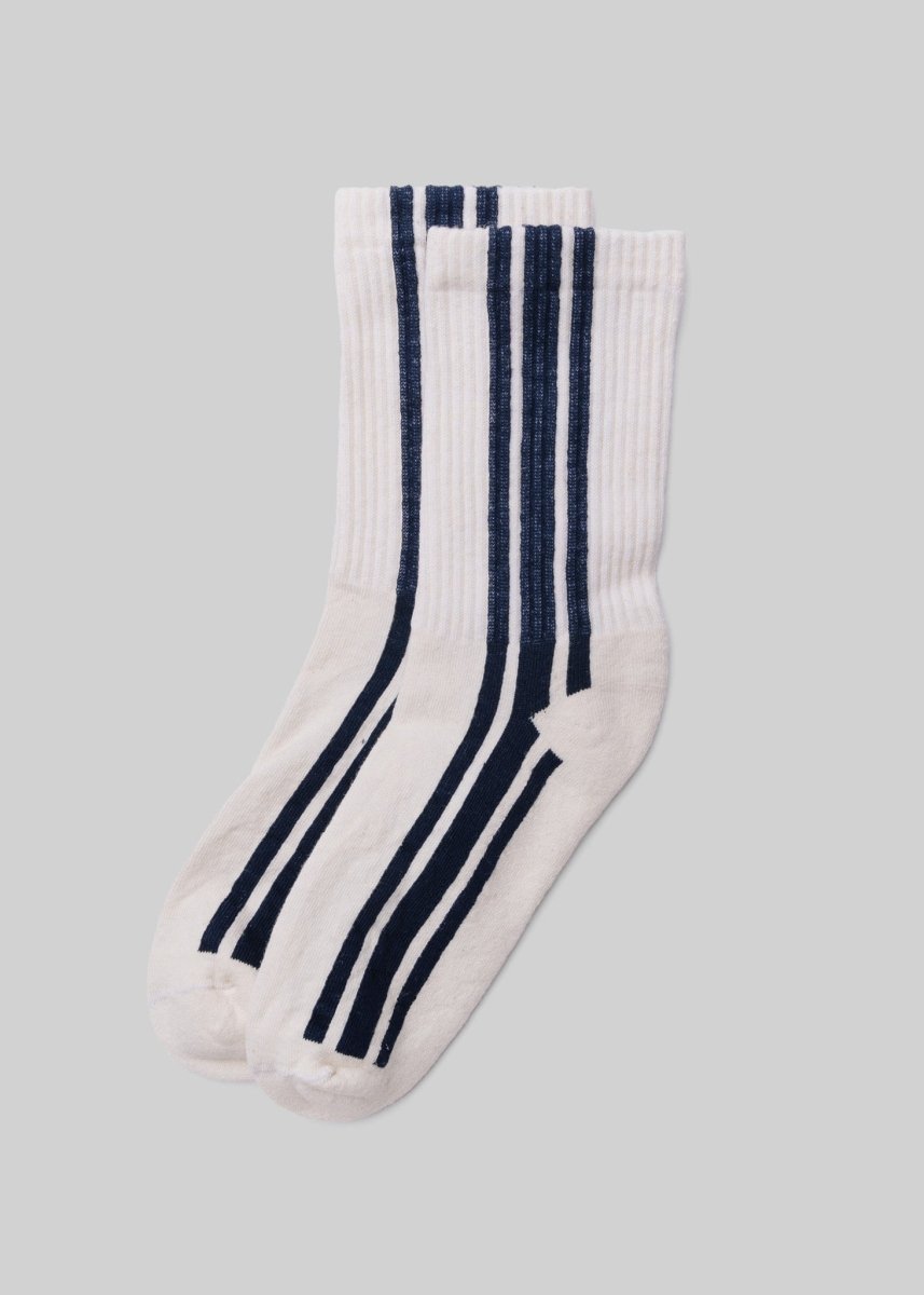 The Vertical Stripe Socks by American Trench – Don't Panic Shoes
