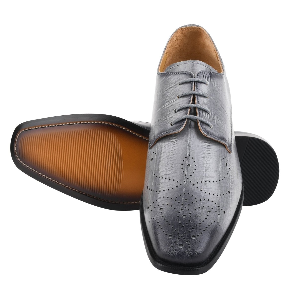 Thomas Genuine Leather Oxford Men's Dress Shoes Shoes by Libertyzeno – Don't Panic Shoes