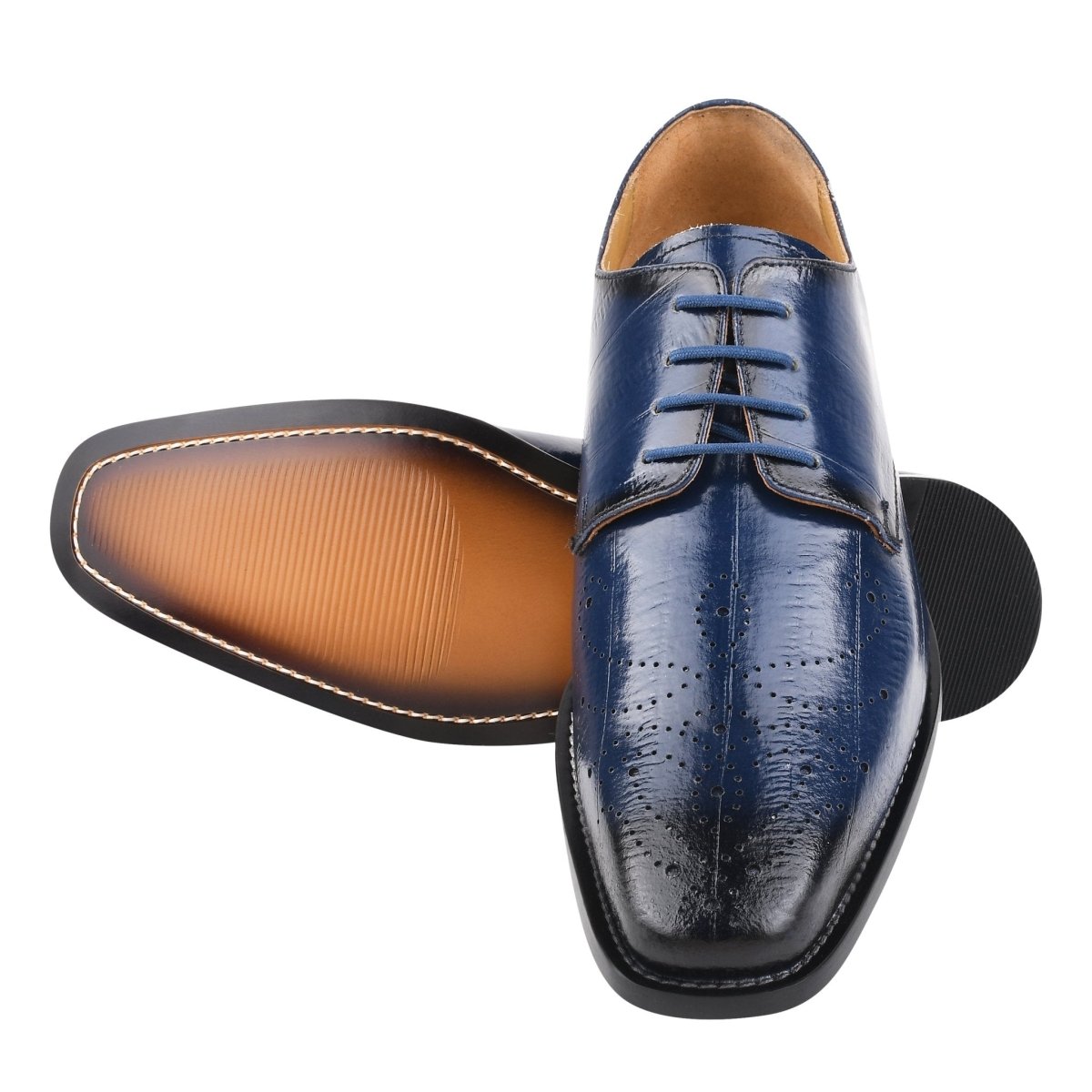 Thomas Genuine Leather Oxford Men's Dress Shoes Shoes by Libertyzeno – Don't Panic Shoes