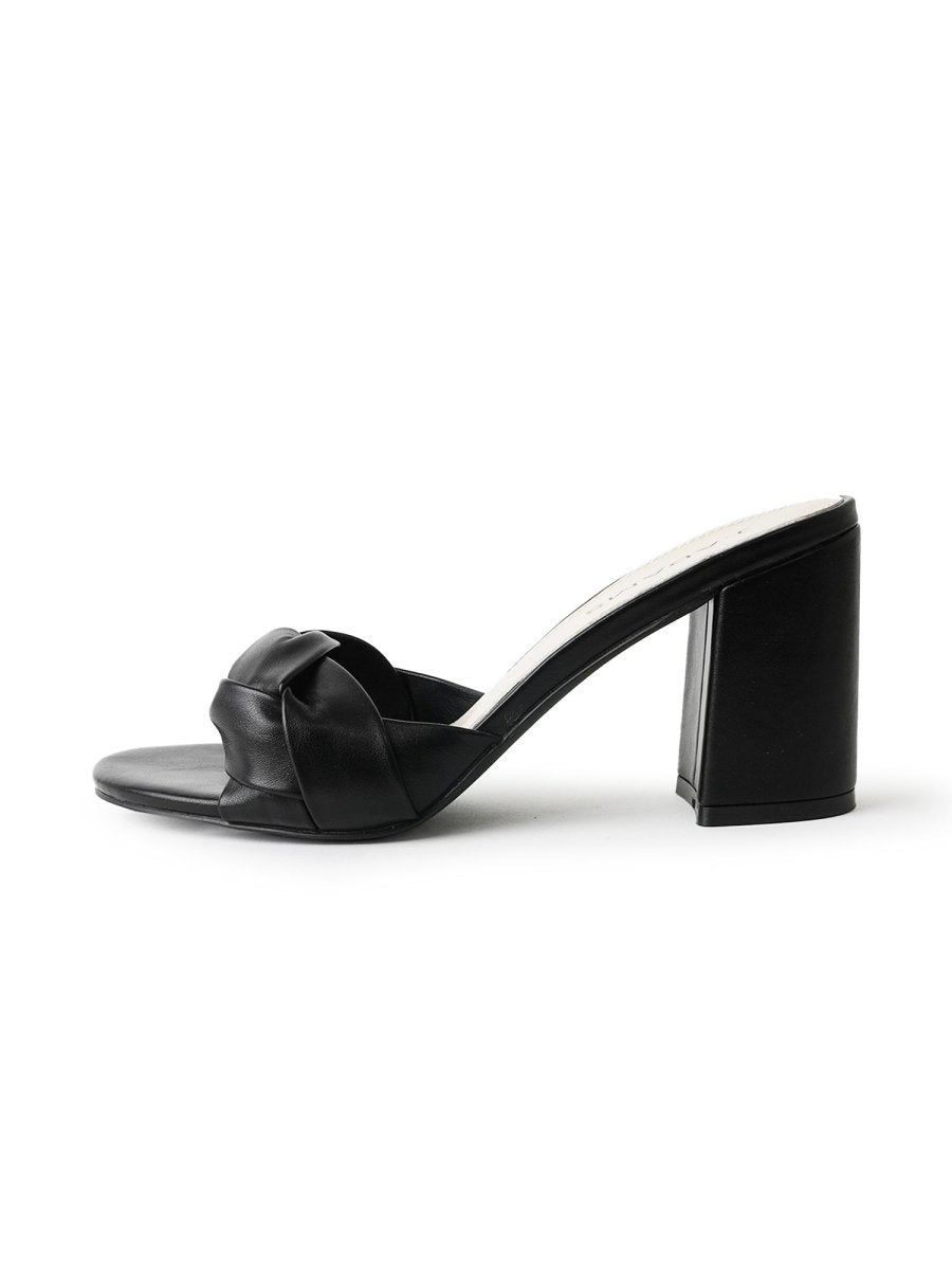 Tori | Black Sandals by J.Adams – Don't Panic Shoes