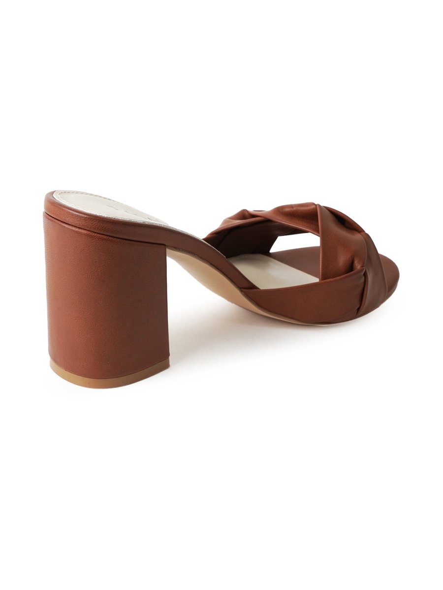 Tori | Chestnut Sandals by J.Adams – Don't Panic Shoes