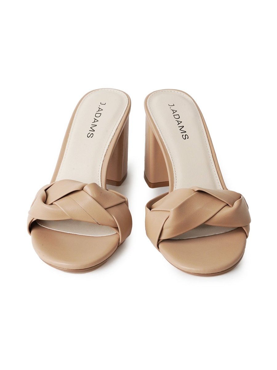 Tori | Light Tan Sandals by J.Adams – Don't Panic Shoes