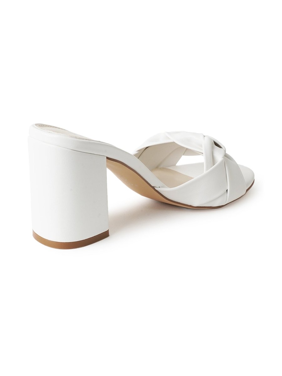 Tori | White Sandals by J.Adams – Don't Panic Shoes