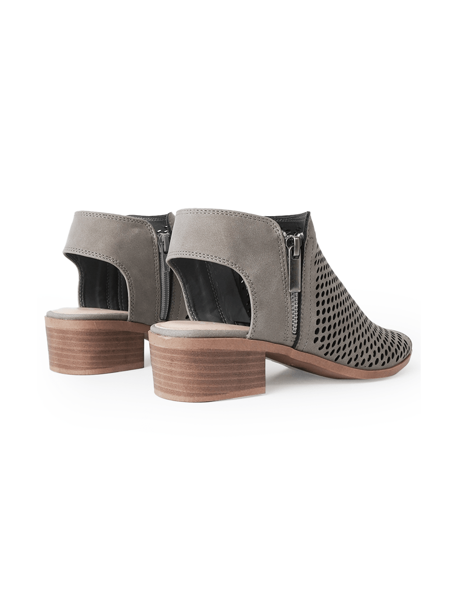 Tracy | Light Grey Booties by J.Adams – Don't Panic Shoes
