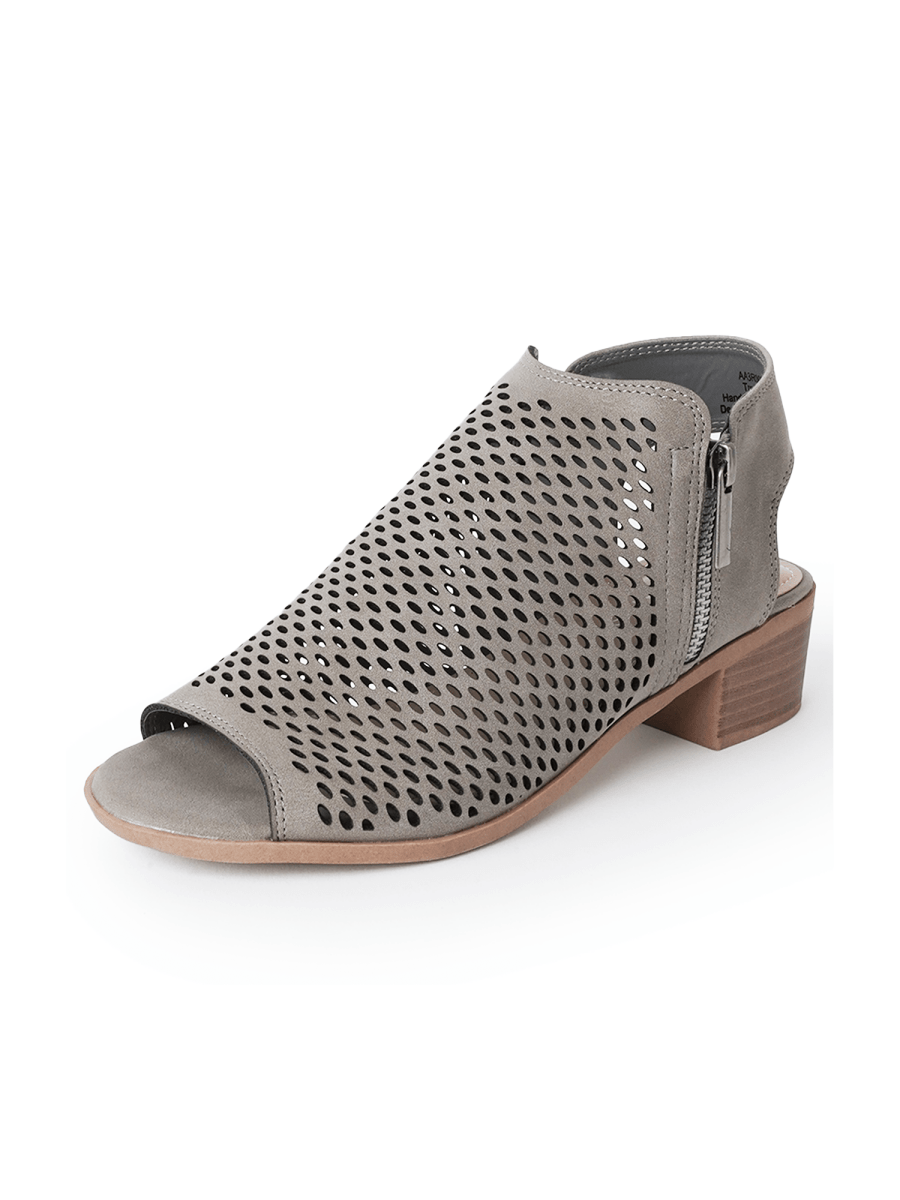 Tracy | Light Grey Booties by J.Adams – Don't Panic Shoes