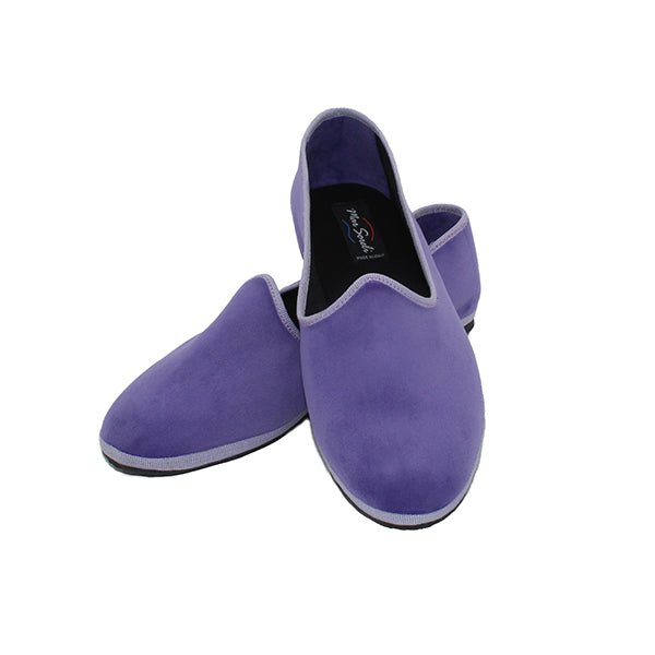 Tradizionale Lilla Friulane Foldable Women’S Velvet Lilac Slip On by Mar Soreli – Don't Panic Shoes