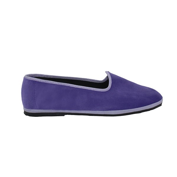 Tradizionale Lilla Friulane Foldable Women’S Velvet Lilac Slip On by Mar Soreli – Don't Panic Shoes