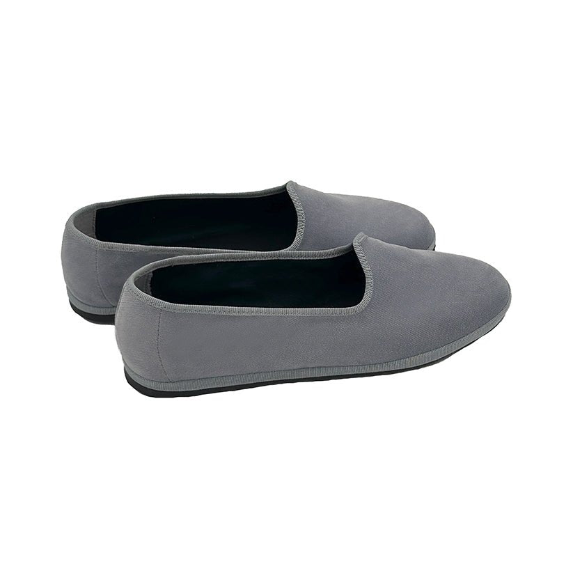 Tradizionale Perla Friulane Handmade Cotton Velvet Flats Slip On by Mar Soreli – Don't Panic Shoes