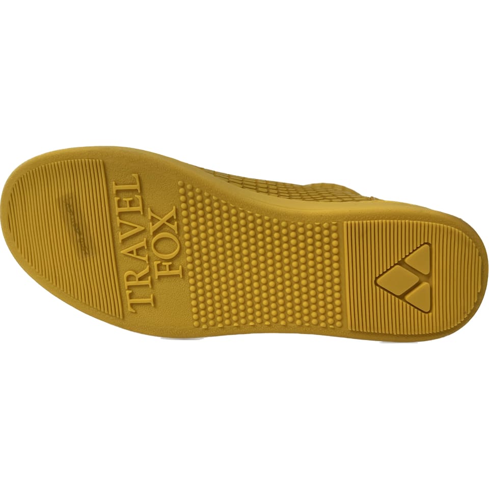 Travel Fox 900 Series Men's Yellow Snake Leather High Top Sneakers 916101 039 Shoes by Travel Fox – Don't Panic Shoes