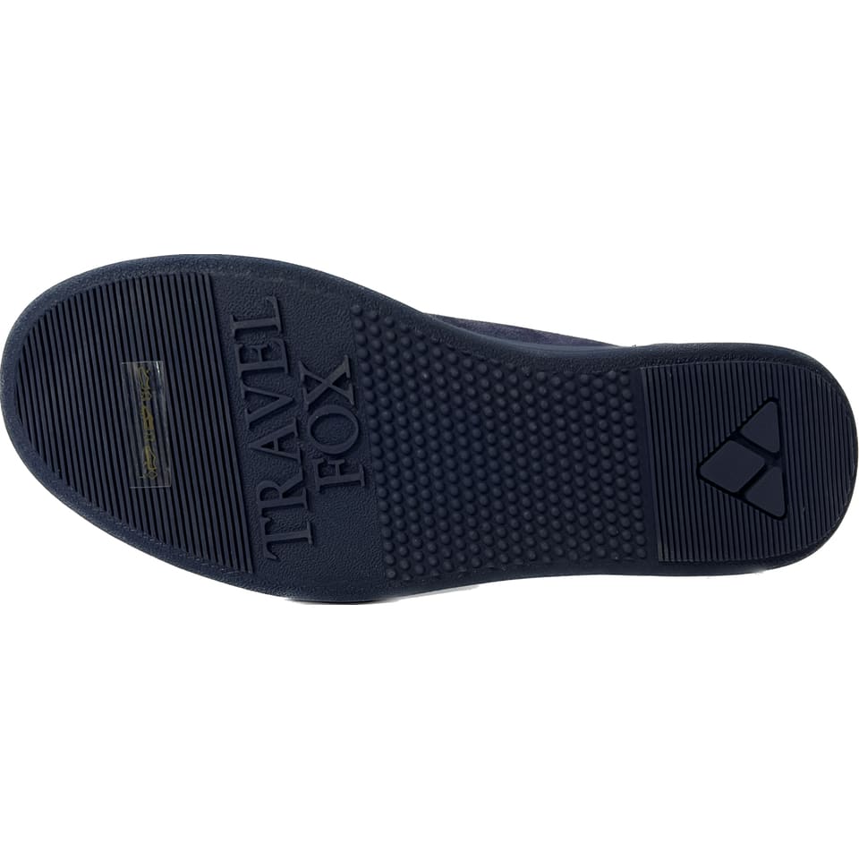 Travel Fox Malibu Men's Navy Blue Suede Mid Top Sneakers 915601 247 Shoes by Travel Fox – Don't Panic Shoes