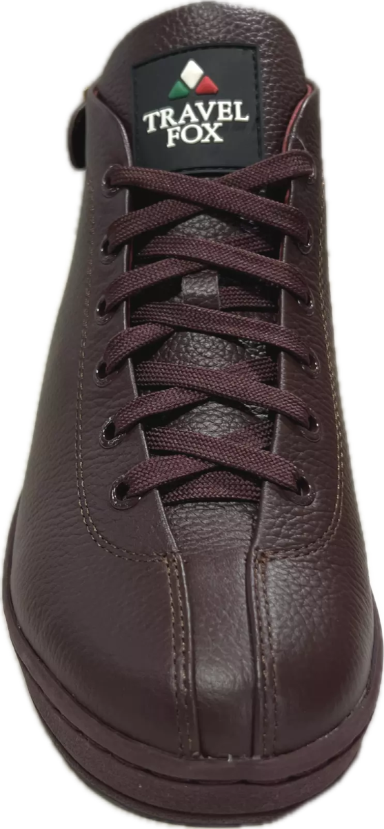 Travel Fox Malibu Mid Men's Burgundy Leather 915601 - 44 Shoes by Travel Fox – Don't Panic Shoes