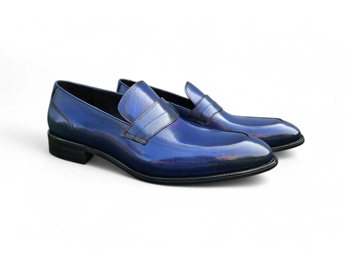 Unknown Brand Modern Classic Penny Loafer Calfskin Ks479 - 11 Shoes by Carrucci Shoes – Don't Panic Shoes