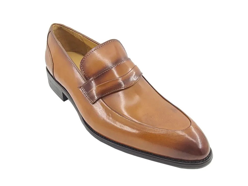 Unknown Brand Modern Classic Penny Loafer Calfskin Ks479 - 11 Shoes by Carrucci Shoes – Don't Panic Shoes