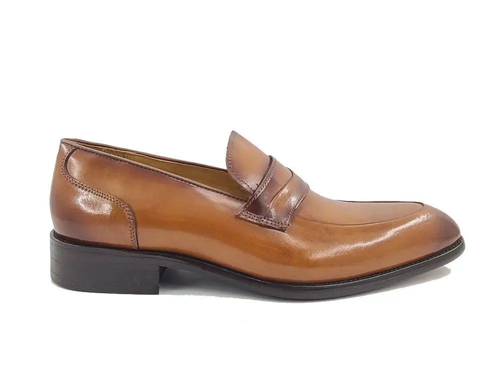 Unknown Brand Modern Classic Penny Loafer Calfskin Ks479 - 11 Shoes by Carrucci Shoes – Don't Panic Shoes