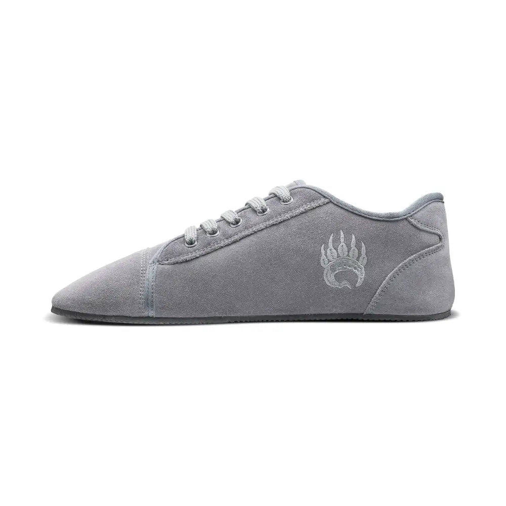 Ursus SLTG1 Suede Leather Ice Grey Barefoot Sneaker
