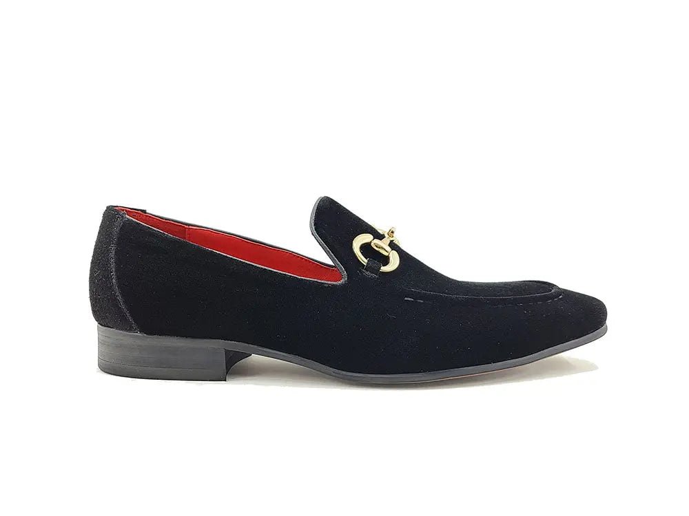 Velvet Buckle Loafer Luxe Everyday Classic Timeless Velvet Shoes by Carrucci Shoes – Don't Panic Shoes