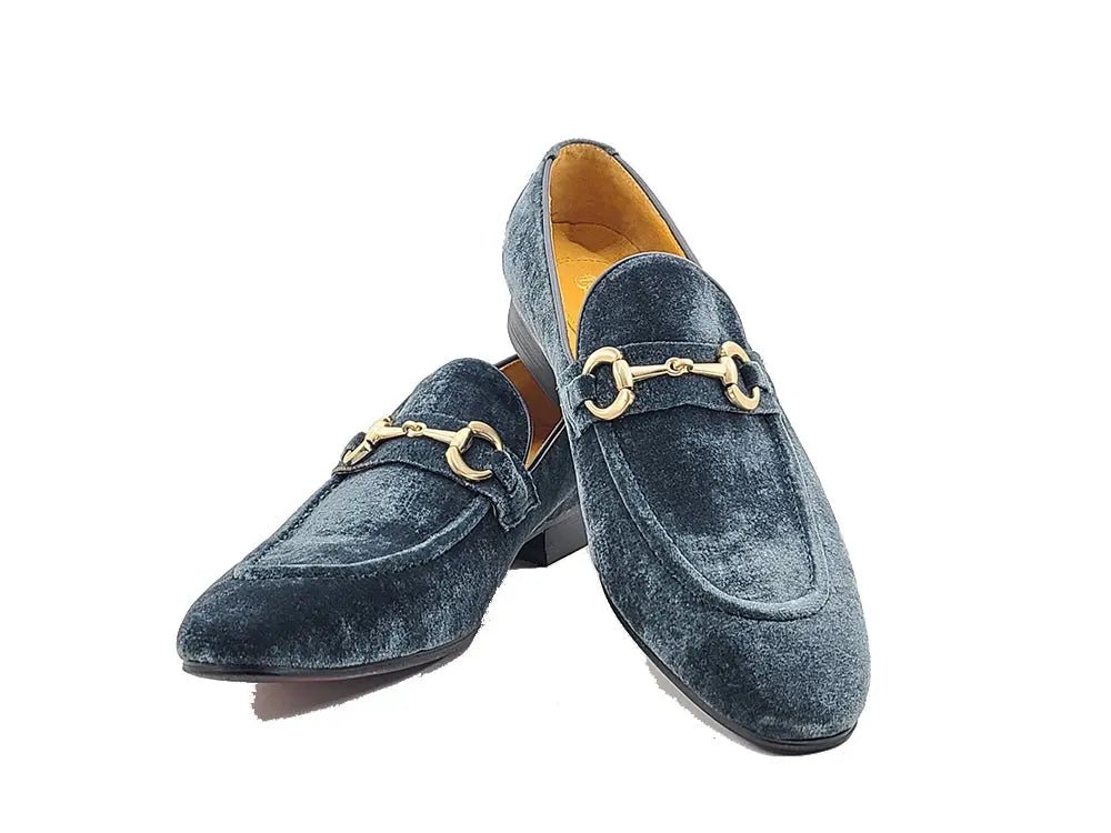 Velvet Buckle Loafer Luxe Everyday Classic Timeless Velvet Shoes by Carrucci Shoes – Don't Panic Shoes
