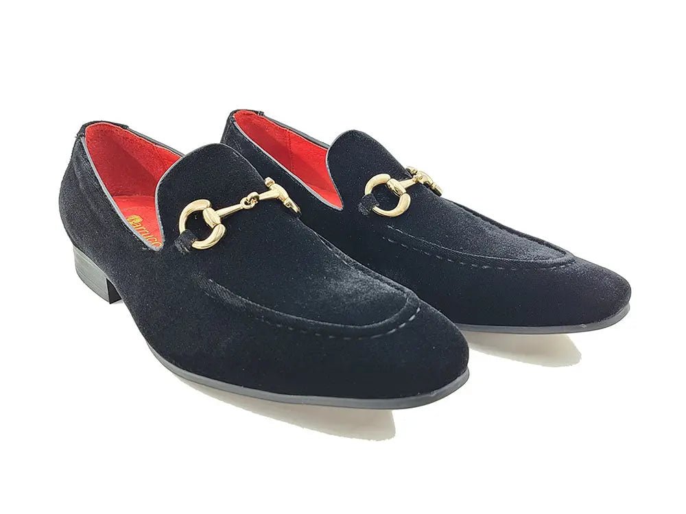 Velvet Buckle Loafer Luxe Everyday Classic Timeless Velvet Shoes by Carrucci Shoes – Don't Panic Shoes