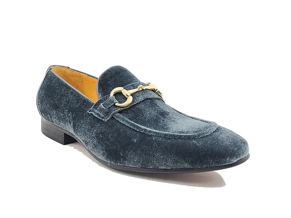 Velvet Buckle Loafer Luxe Everyday Classic Timeless Velvet Shoes by Carrucci Shoes – Don't Panic Shoes