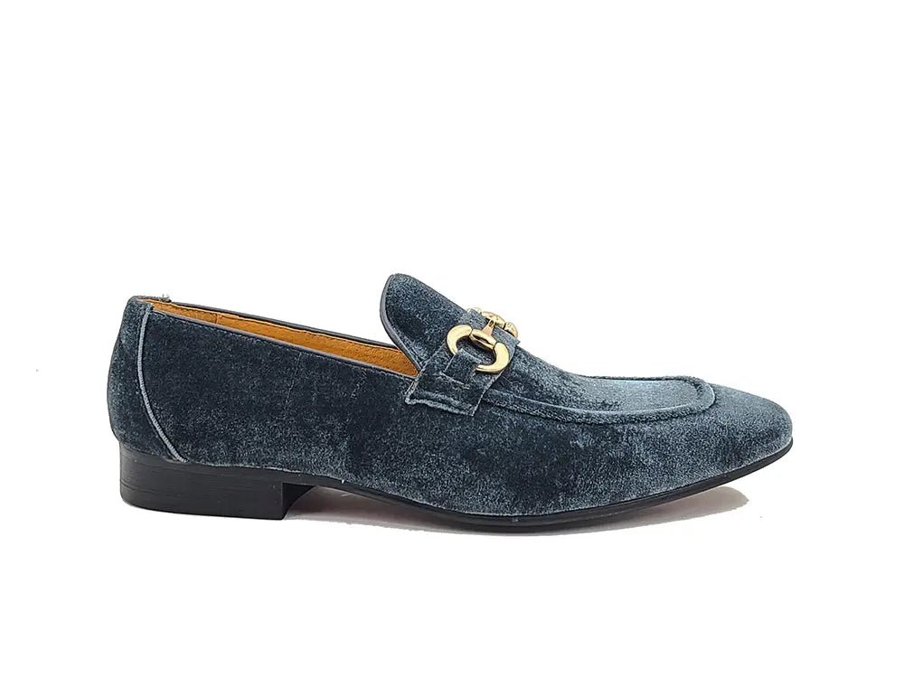 Velvet Buckle Loafer Luxe Everyday Classic Timeless Velvet Shoes by Carrucci Shoes – Don't Panic Shoes