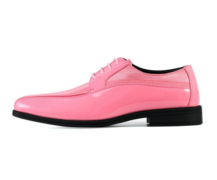Viotti Patent Leather Derby Shoes 179 Pink Oxfords by Viotti – Don't Panic Shoes
