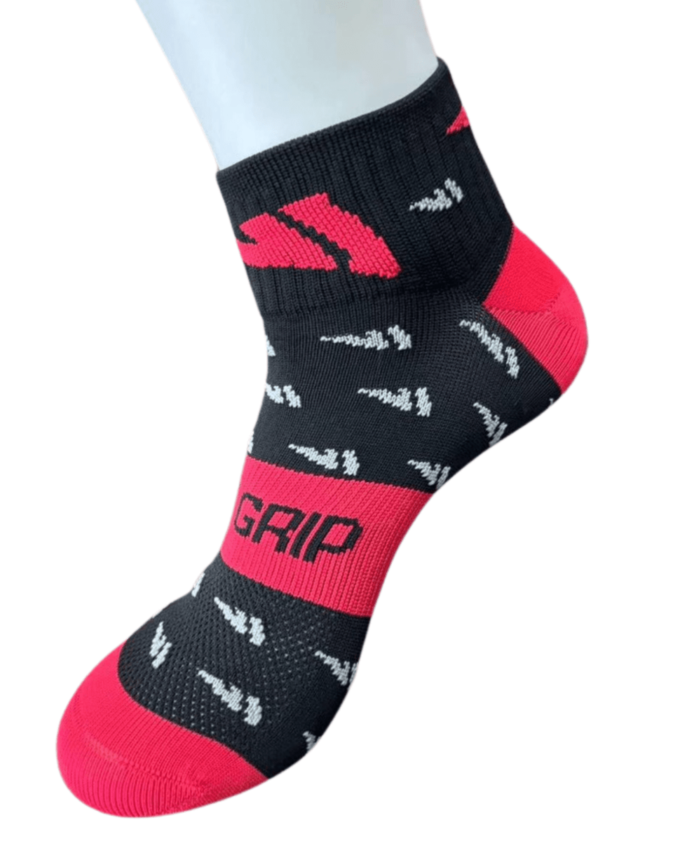 Vj Quarter Crew Socks Performance Grip Mudgear Collaboration Breathable Durable All Terrain Apparel by Vj Shoes North America – Don't Panic Shoes