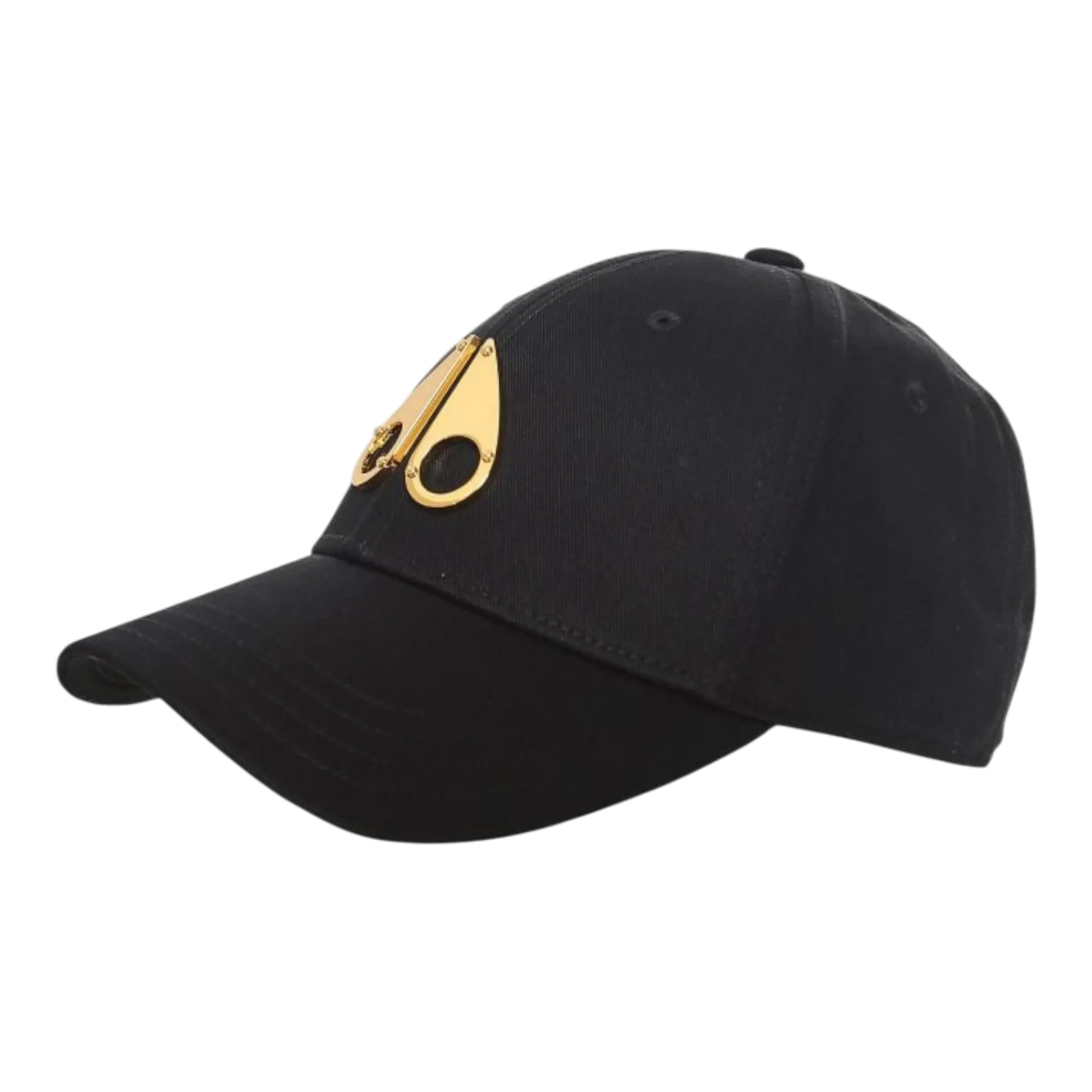 MOOSE KNUCKLES LOGO ICON MEN Adjustable Strapback Hat BLACK/GOLD