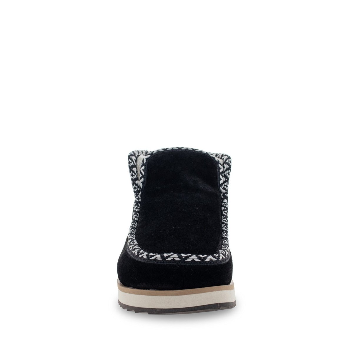 Walla Walla Women’S Black Suede Vegan Fur Lined Boot Staheekum Women's Slippers by Staheekum Women's – Don't Panic Shoes