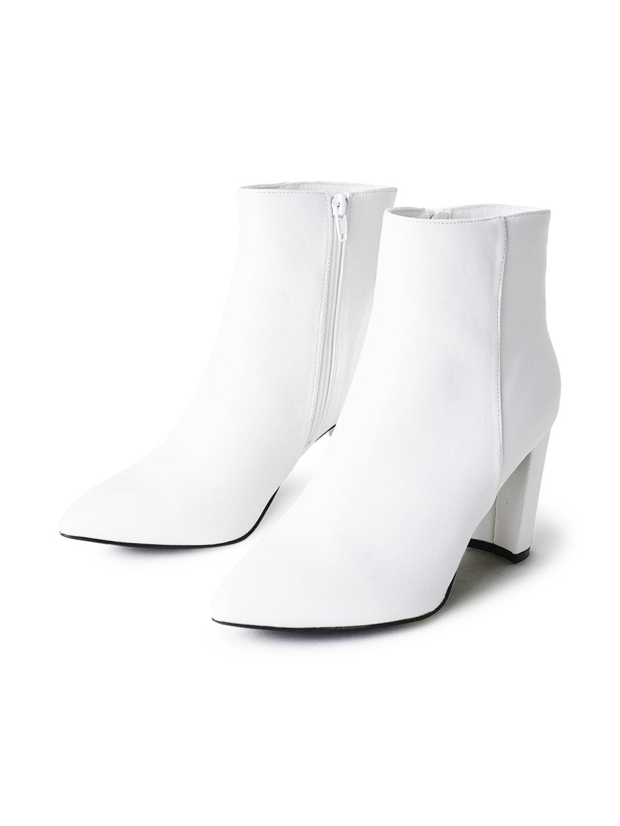 Wallice | White Boots by J.Adams – Don't Panic Shoes