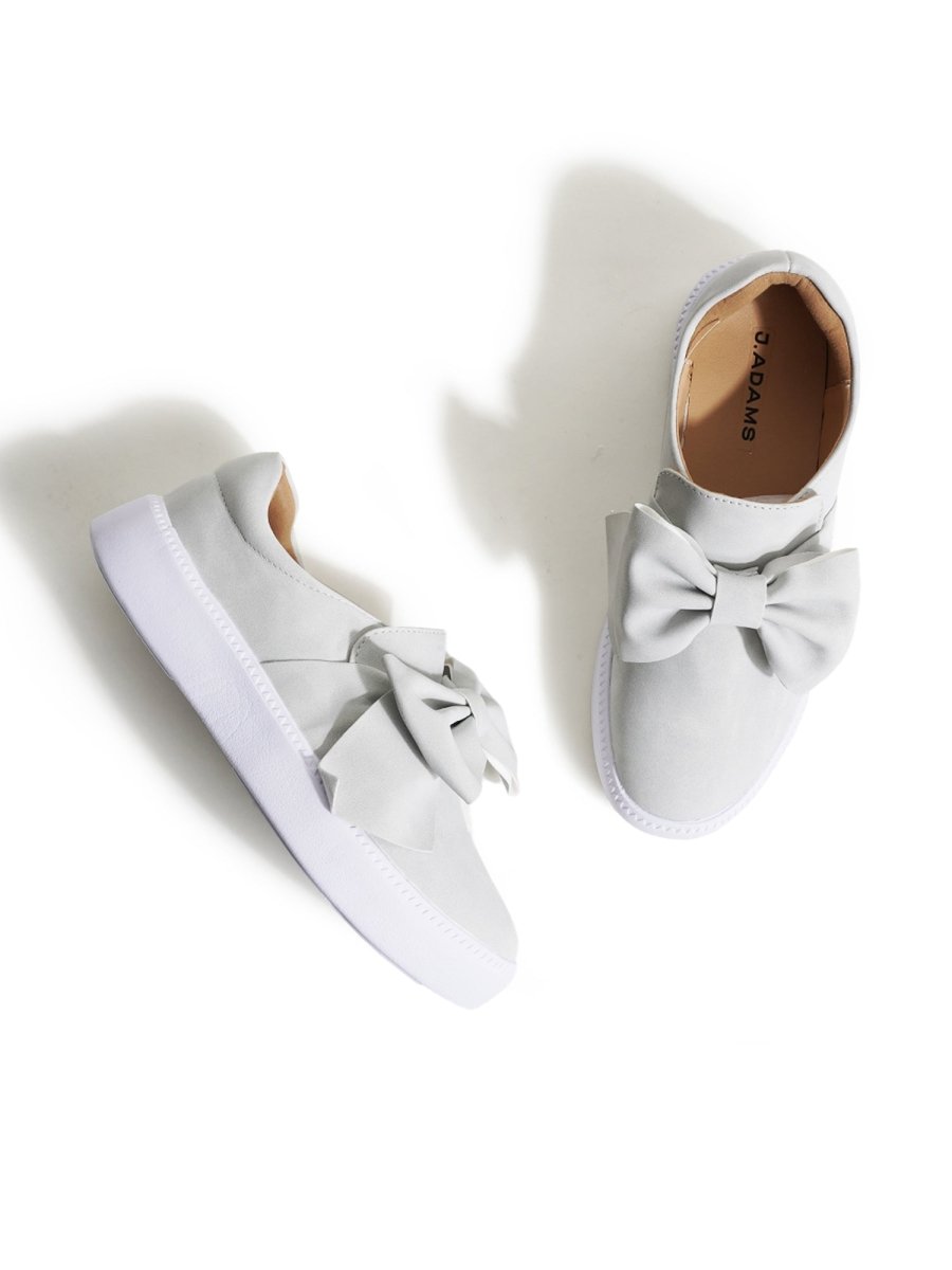 Wally | Light Grey Sneakers by J.Adams – Don't Panic Shoes