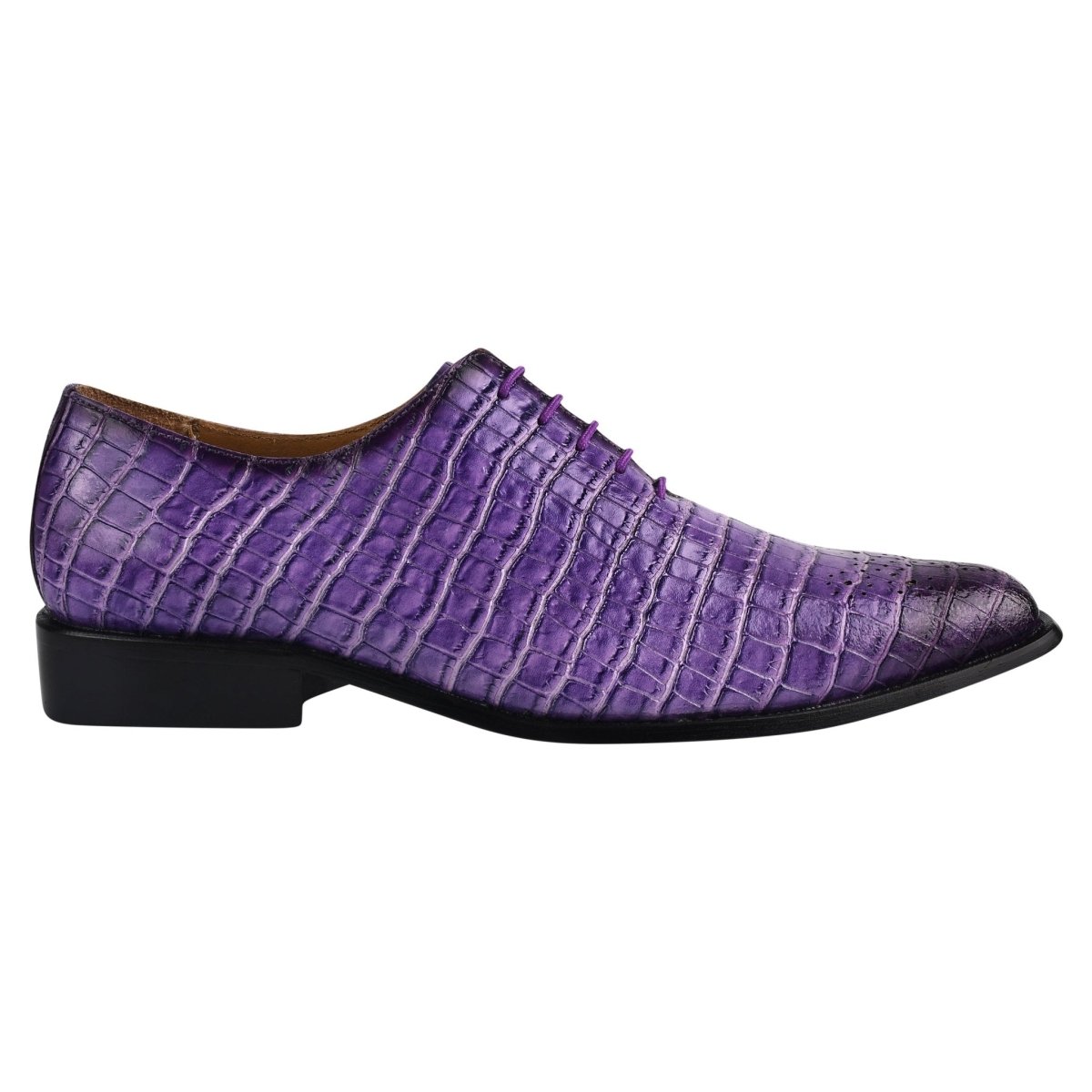 Walter Small Croco Leather Lace Up Oxford Dress Shoes Shoes by Libertyzeno – Don't Panic Shoes