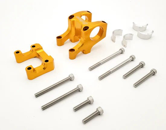 Warp 9 Transformer Direct Bar Mount Stem Aluminum 7075T6 Handlebar Mounts by Howling Moto – Don't Panic Shoes