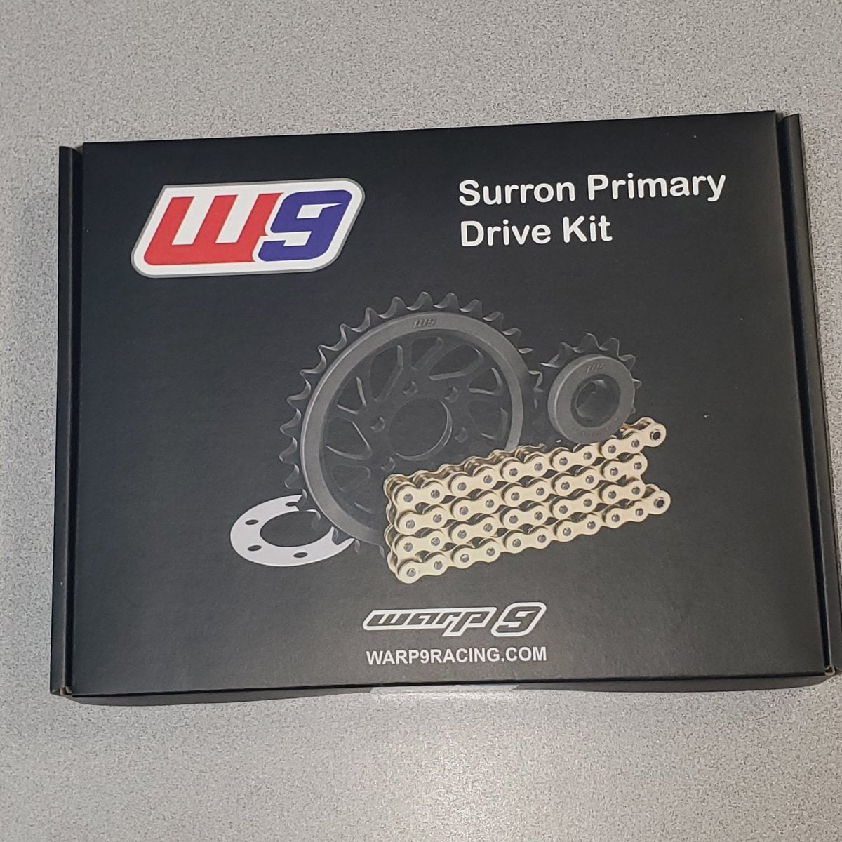 Warp 9 Warp Drive 420 Chain Drive Kit Surron Light Bee Metal Chain and Sprocket Kit by Howling Moto – Don't Panic Shoes