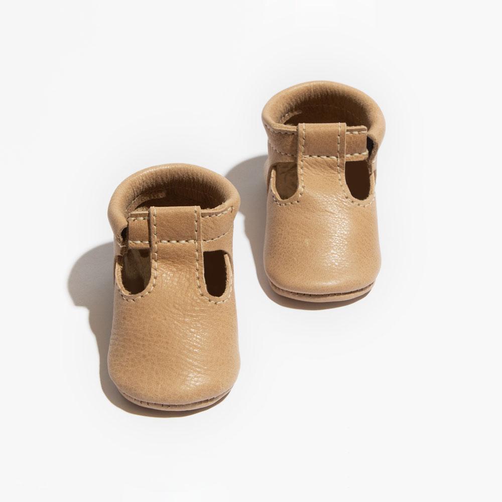 Weathered Brown T - Bar Baby Shoe T - Bar by Freshly Picked – Don't Panic Shoes