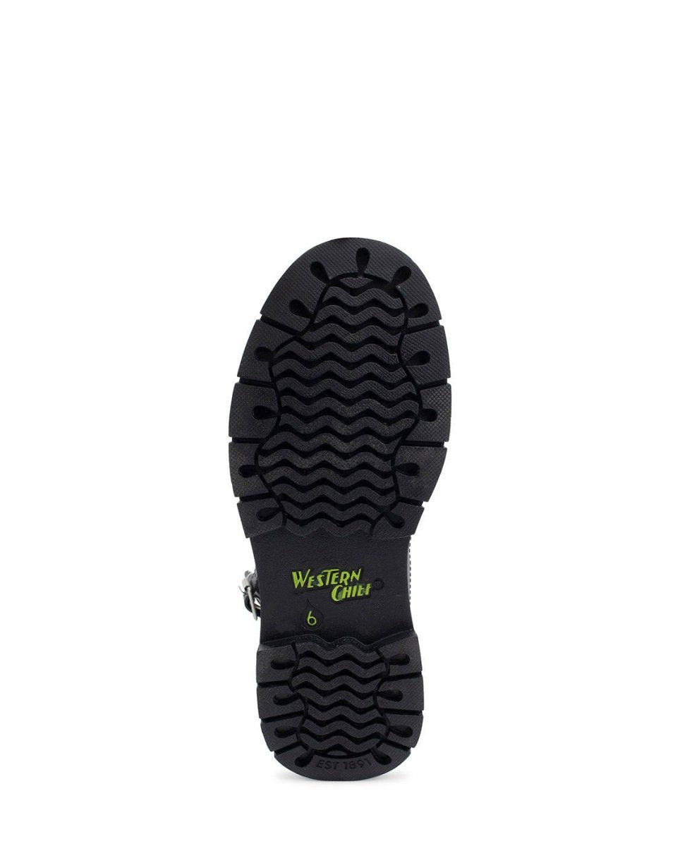 WeStern Chief Dog Pack Mid Women’s Black Rubber Rain Boot Rain Boots by Western Chief Women's – Don't Panic Shoes