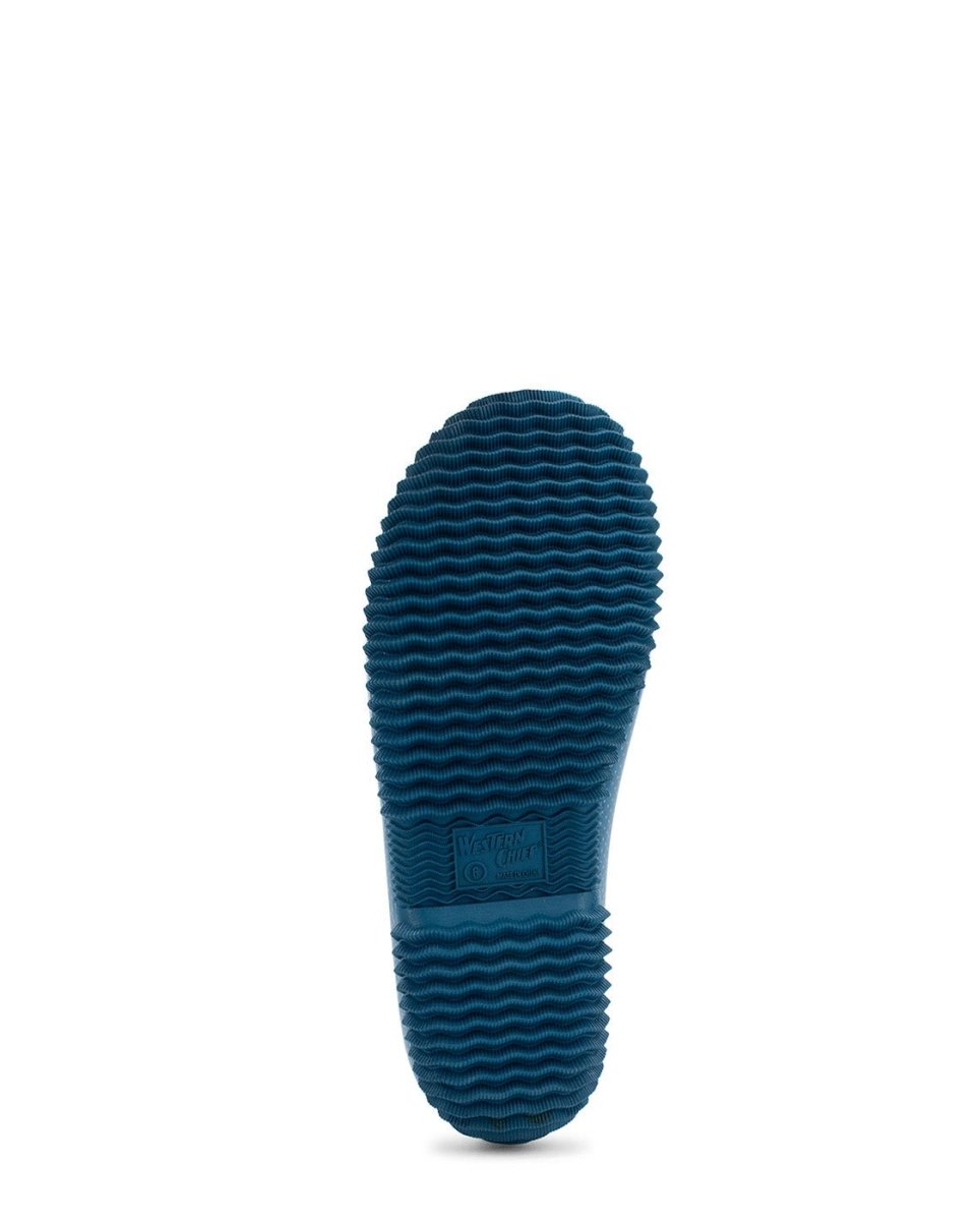 WeStern Chief Waterproof Clog Women’s Rubber Neoprene Blue Shoes by Western Chief Women's – Don't Panic Shoes