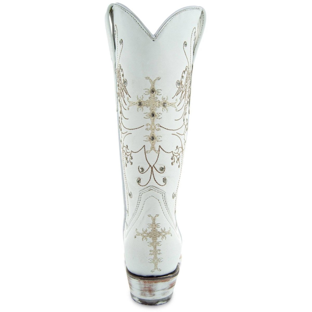 White Rhinestone Cowgirl Boots (Wedding Cowgirl Boots) Cowgirl Boots by Soto Boots – Don't Panic Shoes